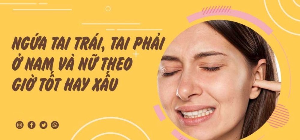 Điềm báo ngứa tai nam nữ theo khung giờ Diem bao ngua tai nam nu theo khung gio