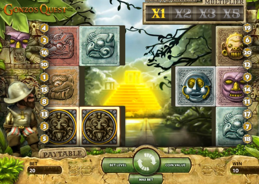 Danh gia game Gonzo va ban do kho bau K8