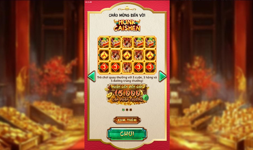 Cach choi game Hunk Cai Shen K8